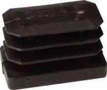 Embout de tube rectangulaire rentrant