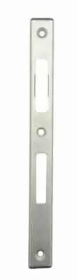 Gche de serrure Stremler plate pour pne dormant et rouleau - Acier inoxydable