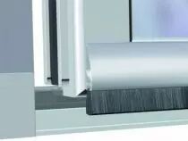 Plinthe anti vent fixe inox à brosse - BDP 3 B RVS