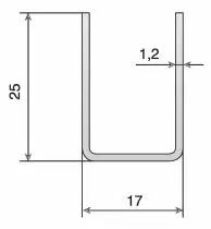 Équipement pour porte de 30 kg - rail 26 x 26 mm