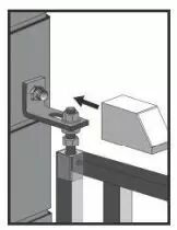 Pivot pour portail a cheviller