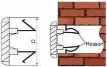 Grille plastique renforcée U V à clipser