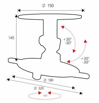 Support pour vido projecteur monoprojector