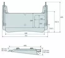 Plateau standard pour clavier