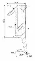 Joint de calfeutrement en caoutchouc Kiso - pour rainure 4 mm