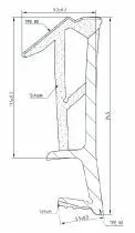 Joint de calfeutrement en caoutchouc Kiso - pour rainure 4 mm