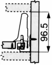 Kit Tandembox hauteur M : 96,5 mm