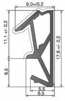 SV712F - largeur de rainure 4 à 4,5 mm - profondeur de rainure 8 mm