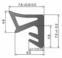 S9710F - largeur de rainure 3 mm - profondeur de rainure 5 mm