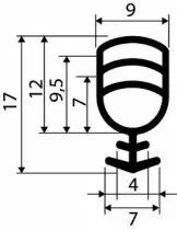 Joint Universeal Plus spécial PVC - largeur de rainure 4 ou 7 mm