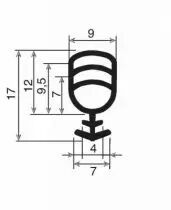 Joint Universeal Plus spécial PVC - largeur de rainure 4 ou 7 mm