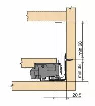 LÉGRABOX hauteur M : 106 mm - blanc soie mat