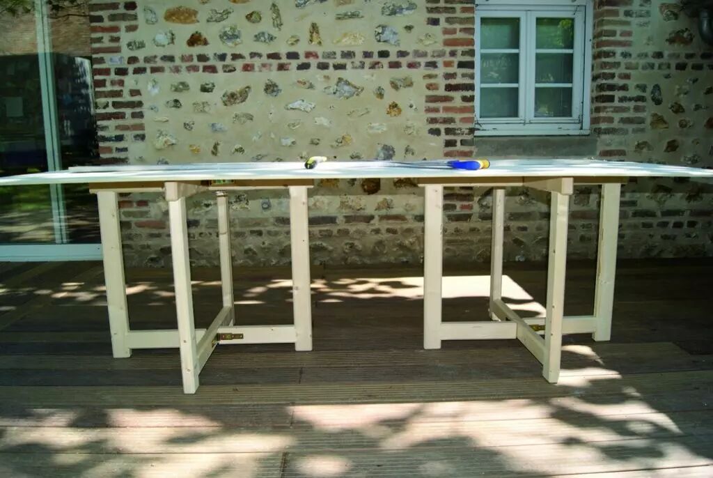 Tréteau pliant pour table