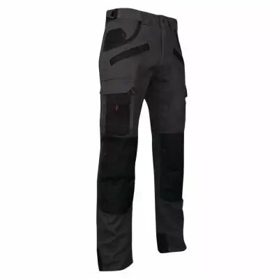 Pantalon bicolore multipoches Argile 