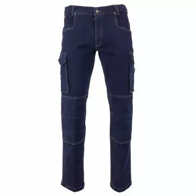 Pantalon denim multipoches