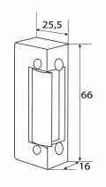Gâche étroite étanche IP68 SX1024W 