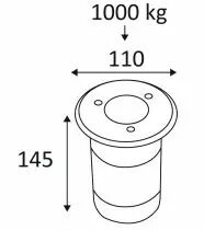 Spot LED encastré KO 2000 R