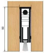 Plinthe anti vent aluminium ellen - Matic - Plus