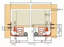 Coulisse invisible Push/Smove Unica