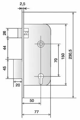 Srie T4130 Yale - ttire bouts ronds - sans gche