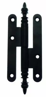 Paumelle  vases rustique - Acier noir - lames  bouts ronds