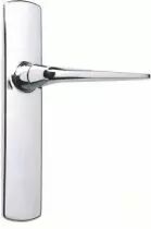 Ensemble Riv Junior - Chromé miroir - Plaque de 184 x 40 mm - entraxe de fixation 165 mm