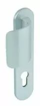 Ensemble Logio - Plaque 190 x 42 mm - entraxe de fixation 165 mm - Argent