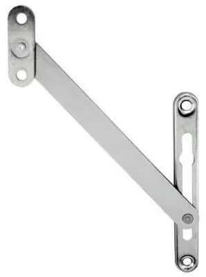 Loqueteau compas de soufflet pour menuiserie bois - Acier FerGUard