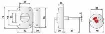 Verrou automatique pour toilettes