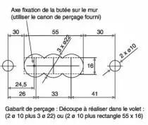 Arrêt de volet STOPBOX