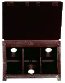 Taquet d'assemblage plastique en applique - livr avec couvercle