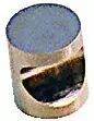 Bouton classique cylindrique - laiton  1 encoche