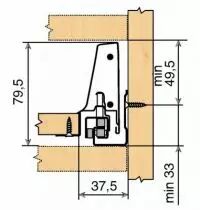 Kit intivo TIP-ON hauteur N : 82,5 mm