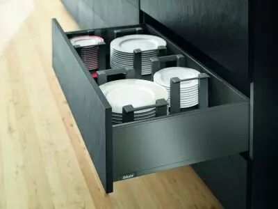 Tiroir LGRABOX hauteur C : 193 mm - gris orion mat