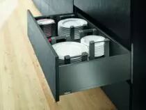 Tiroir LÉGRABOX hauteur C : 193 mm - gris orion mat