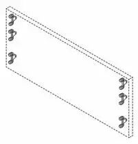 Tiroir LÉGRABOX hauteur F : 257 mm - blanc soie mat