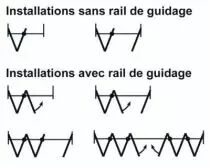 Ferrure de portes coulissantes / pliantes bois Variofold 80/H