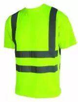 Tee-shirt fluo classe II haute visibilité