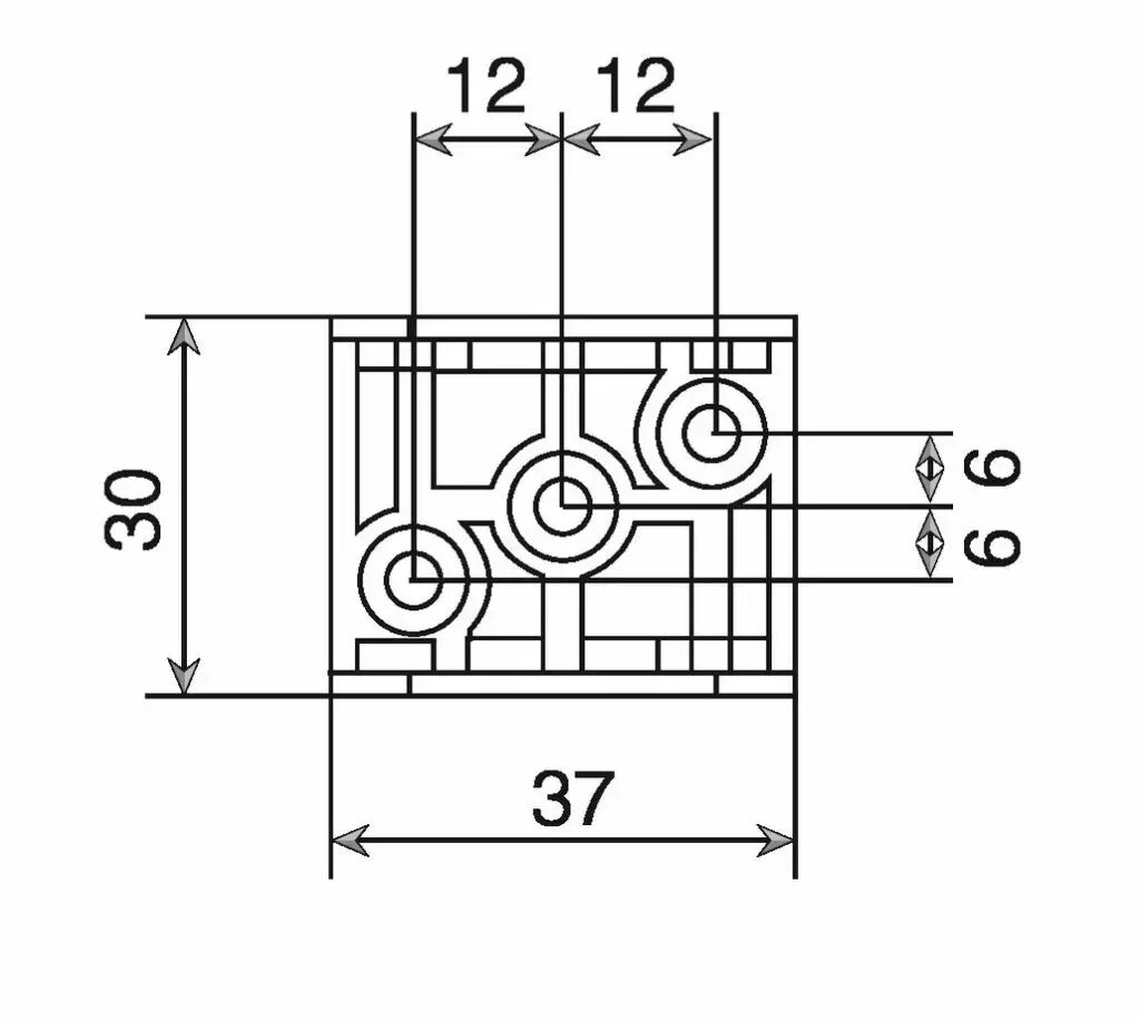 Pied de meuble ø 28 mm : Clip de fixation pour plinthes - pour