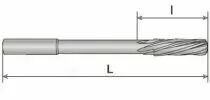 Alésoirs machine tolérance H7 HSSE Co - queue cylindrique DIN 212