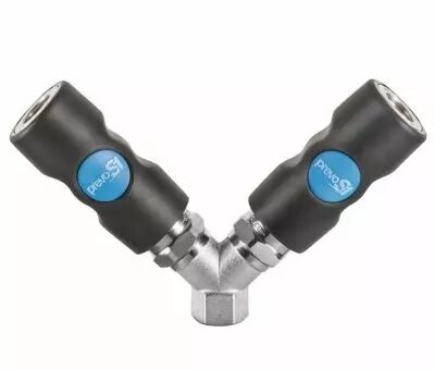 Distributeur fixe  2 directions taraud femelle - ISI 08