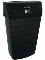 Poubelle noire recyclée éco-responsable