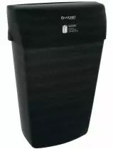 Poubelle 23 litres noire recylée eco-responsable.