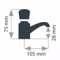 Robinet de lave-mains - modèle Bourget