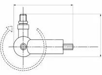 Renvoi d'angle 360°