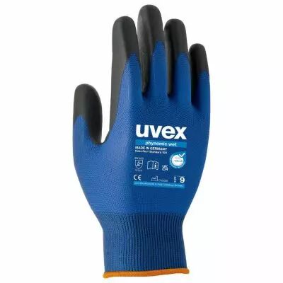 Gants tricots enduits uvex enduit HPE phynomic Foam - Oeko tex