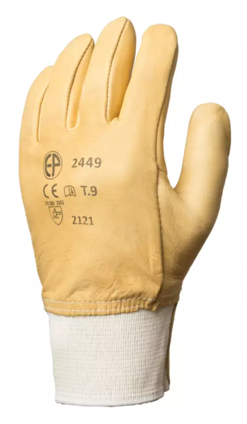 Gants de camping gants en cuir de vachette mitaines résistantes à