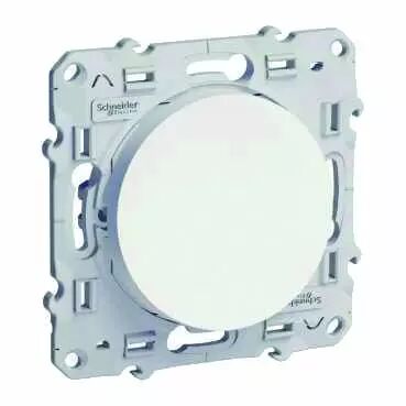 Gamme Odace - blanc - mcanisme bouton poussoir