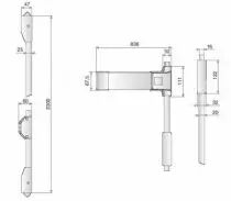 Push Bar 90 +