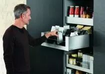 Tiroir LÉGRABOX hauteur C : 193 mm - inox